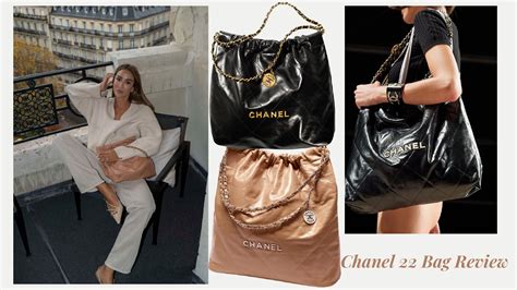 chanel 22 bag outfit|chanel 22 bag review.